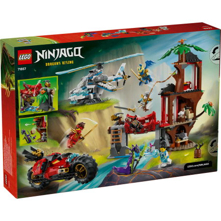 LEGO® Ninjago - Lupta la casa din copac cu vehicule ninja (71857), 642 piese [2]