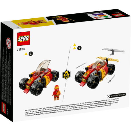 LEGO® Ninjago -  Masina de curse EVO ninja a lui Kai (71780), 94 piese [2]