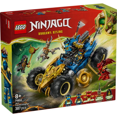 LEGO - LEGO® Ninjago -  Masina transformabila a lui Jay (71856), 387 piese
