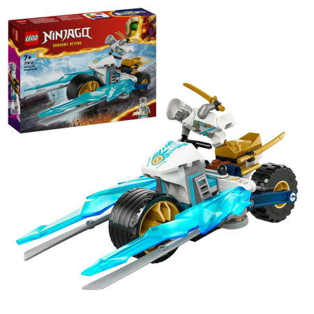 Jucarii copii si jocuri educative -  LEGO®  Ninjago - Motocicleta de gheata a lui Zane (71816), 84 piese