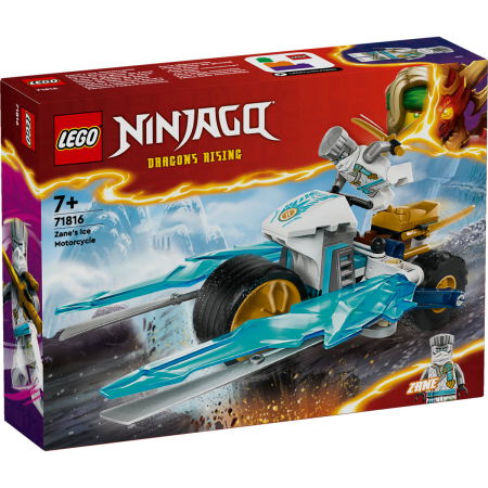 Jucarii copii si jocuri educative -  LEGO®  Ninjago - Motocicleta de gheata a lui Zane (71816), 84 piese
