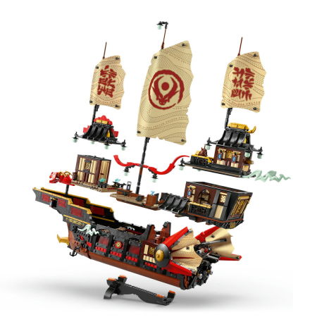LEGO®  Ninjago - Nava Bounty a Templului (71848), 2387 piese [7]