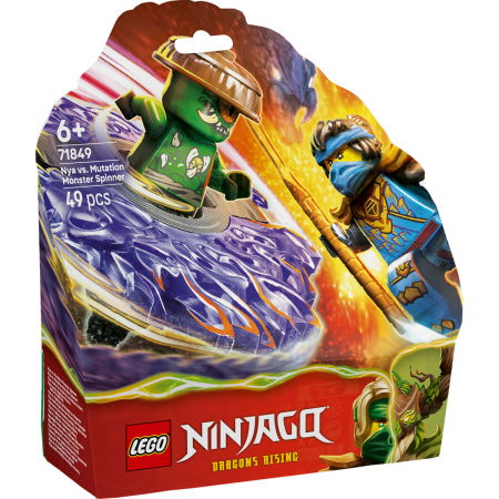 Jucarii copii si jocuri educative - LEGO® Ninjago - Nya vs Spinnerul monstru cu mutatii (71849), 49 piese