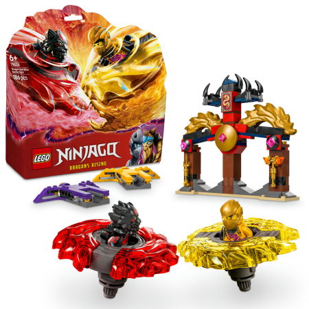 Jucarii copii si jocuri educative -  LEGO®  Ninjago - Pachet de lupta cu dragoni Spinjitzu (71826), 186 piese