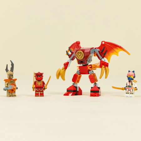 LEGO® Ninjago - Pachet de lupta cu robotul dragon al lui Kai (71851), 85 piese [7]