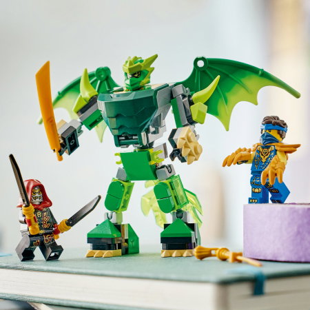 LEGO® Ninjago - Pachet de lupta cu robotul dragon al lui Lloyd (71862), 81 piese [4]