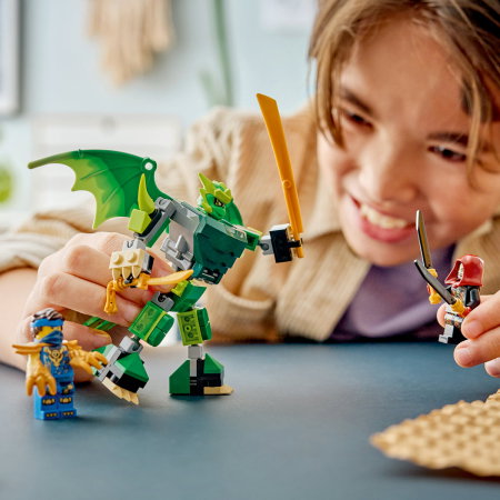 LEGO® Ninjago - Pachet de lupta cu robotul dragon al lui Lloyd (71862), 81 piese [3]