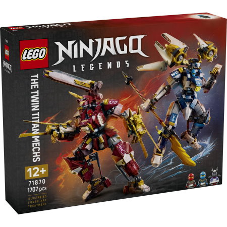 LEGO - LEGO® Ninjago - Robotii Titan gemeni (71870), 1707 piese