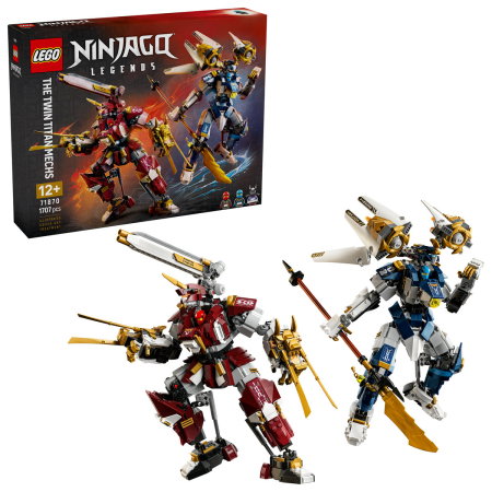 LEGO - LEGO® Ninjago - Robotii Titan gemeni (71870), 1707 piese