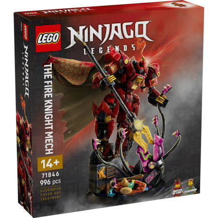 Jucarii copii si jocuri educative -  LEGO®  Ninjago - Robotul cavaler al focului (71846), 996 piese