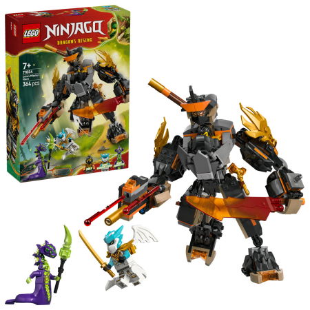 LEGO - LEGO® Ninjago -  Robotul de misiune al lui Cole si dragonul Zane (71854), 364 piese