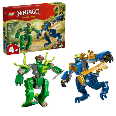 LEGO - LEGO® Ninjago - Robotul dragon al lui Jay in lupta (71853), 107 piese