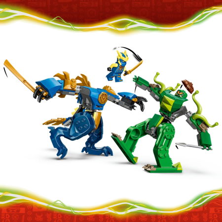 LEGO® Ninjago - Robotul dragon al lui Jay in lupta (71853), 107 piese [5]