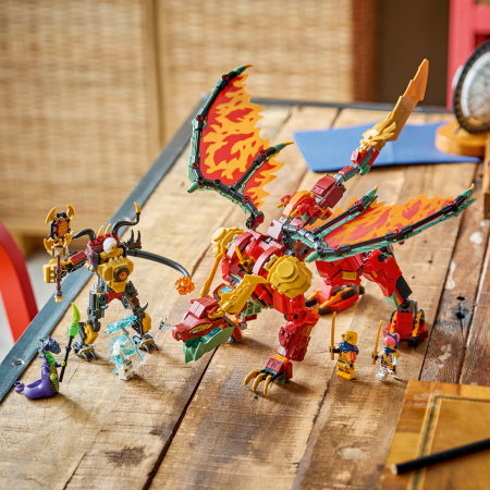 LEGO® Ninjago - Robotul dragon transformator al lui Wyldfyre (71868), 821 piese [5]