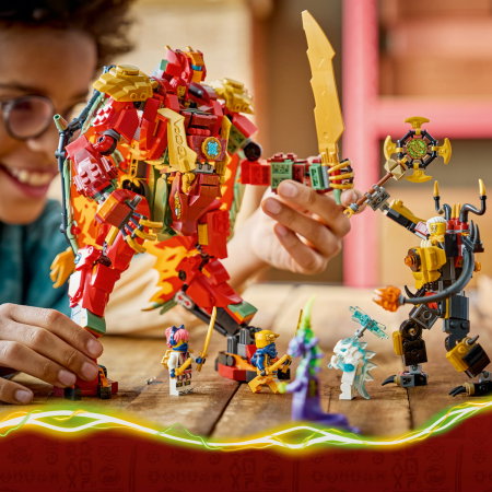 LEGO® Ninjago - Robotul dragon transformator al lui Wyldfyre (71868), 821 piese [6]