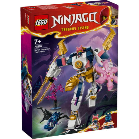 Jucarii copii si jocuri educative -  LEGO®  Ninjago - Robotul tehnologic al Sorei (71807), 209 piese