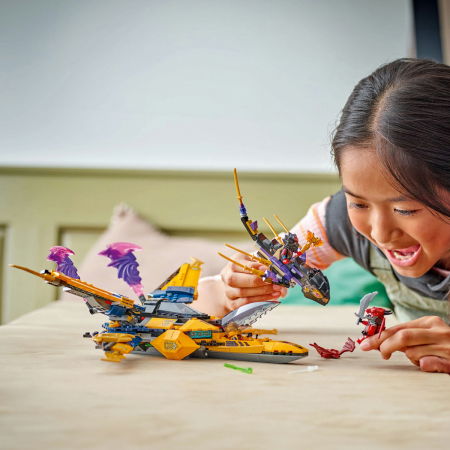  LEGO®  Ninjago - Superavionul cu reactie al lui Ras si Arin (71833), 510 piese [4]