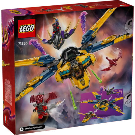  LEGO®  Ninjago - Superavionul cu reactie al lui Ras si Arin (71833), 510 piese [2]