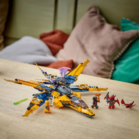  LEGO®  Ninjago - Superavionul cu reactie al lui Ras si Arin (71833), 510 piese [5]