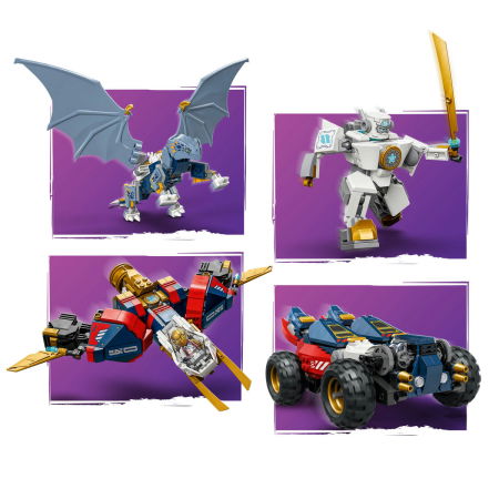  LEGO®  Ninjago - Ultrarobotul combinat al lui Zane (71834), 1187 piese [6]