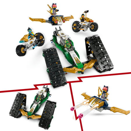  LEGO®  Ninjago - Vehicul combinat al echipei ninja (71820), 576 piese [7]