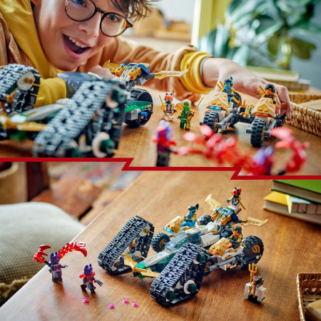  LEGO®  Ninjago - Vehicul combinat al echipei ninja (71820), 576 piese [9]