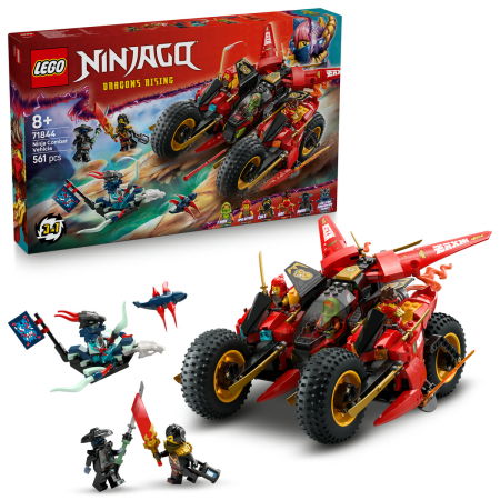 LEGO - LEGO®  Ninjago - Vehicul de lupta ninja (71844), 561 piesa