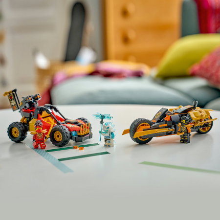 LEGO® Ninjago -  Vehiculele transformabile ale lui Kai si Cole (71864), 394 piese [7]