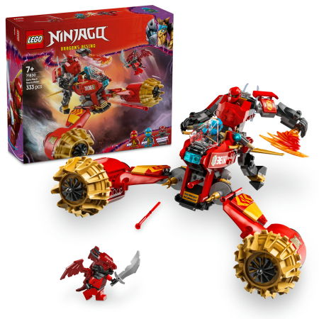 Jucarii copii si jocuri educative -  LEGO®  Ninjago - Vehiculul-robot zburator al lui Kai (71830), 333 piese