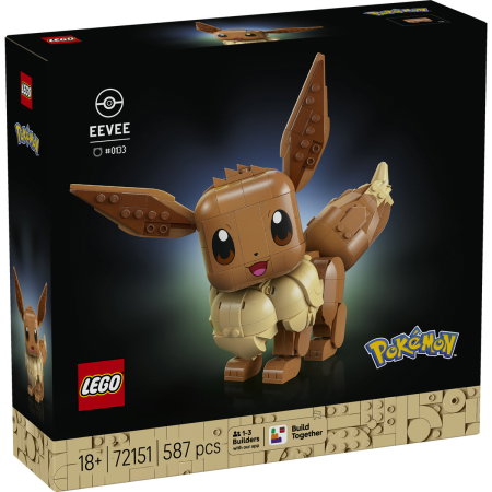 Jucarii copii si jocuri educative - LEGO® Pokemon - Eevee (72151), 587 piese