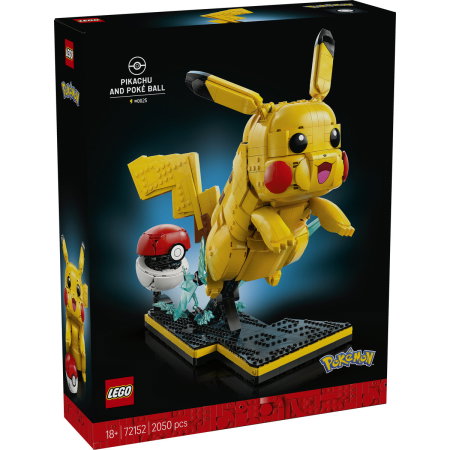 Jucarii copii si jocuri educative - LEGO® Pokemon - Pikachu si Poké Ball (72152), 2050 piese