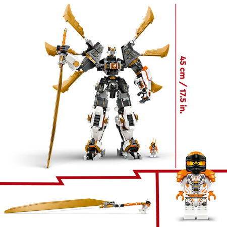 LEGO® Ninjago - Robotul-dragon de titan al lui Cole (71821), 1055 piese [8]