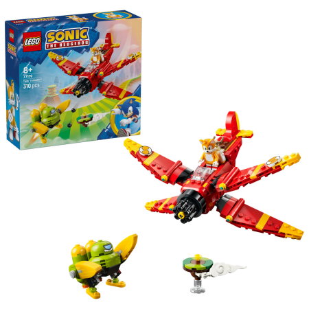 LEGO - LEGO® Sonic the Hedgehog - Avionul Tornado-1 al lui Tails (77119), 310 piese