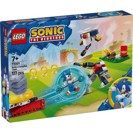 LEGO - LEGO® Sonic the Hedgehog -  Infruntare la focul de tabara al lui Sonic (77001), 177 piese