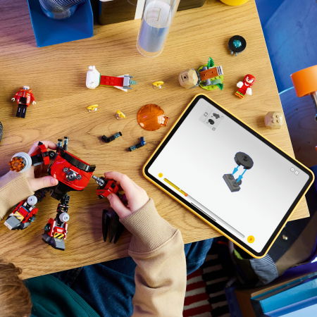 LEGO®  Sonic the Hedgehog - Knuckles vs. Dr. Eggman si robotul Egg Crusher (77005), 350 piese [3]