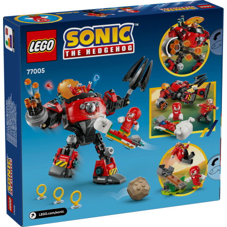 LEGO®  Sonic the Hedgehog - Knuckles vs. Dr. Eggman si robotul Egg Crusher (77005), 350 piese [2]