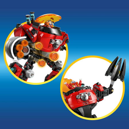 LEGO®  Sonic the Hedgehog - Knuckles vs. Dr. Eggman si robotul Egg Crusher (77005), 350 piese [7]