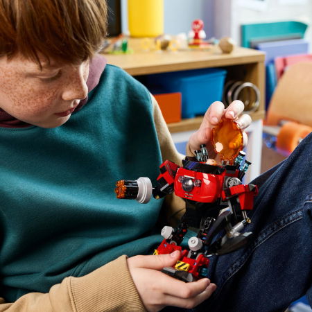 LEGO®  Sonic the Hedgehog - Knuckles vs. Dr. Eggman si robotul Egg Crusher (77005), 350 piese [8]