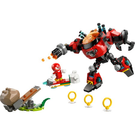 LEGO®  Sonic the Hedgehog - Knuckles vs. Dr. Eggman si robotul Egg Crusher (77005), 350 piese [6]