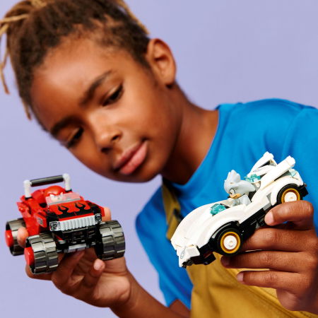 LEGO® Sonic the Hedgehog - Masina lui Silver vs Camionul gigant al lui Knuckles (77118), 378 piese [6]