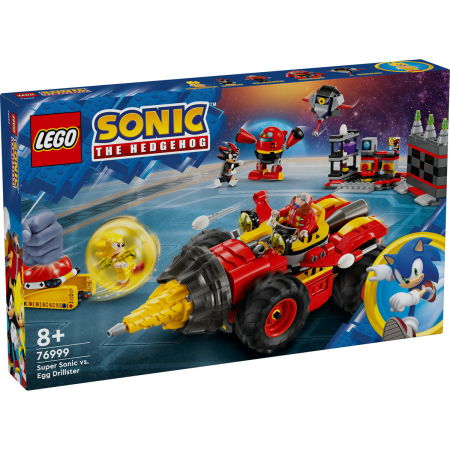 Jucarii copii si jocuri educative -  LEGO®  Sonic the Hedgehog - Super Sonic vs. Egg Drillster (76999), 590 piese