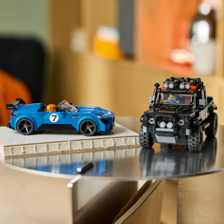 LEGO® Speed Champions - Jaguar Project 7 si Land Rover Defender (77264), 740 piese [7]