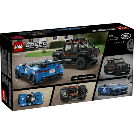 LEGO® Speed Champions - Jaguar Project 7 si Land Rover Defender (77264), 740 piese [2]