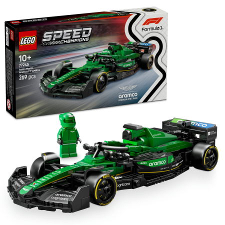 Jucarii copii si jocuri educative - LEGO® Speed Champions - Masina de curse Aston Martin Aramco F1® AMR24 (77245), 269 piese