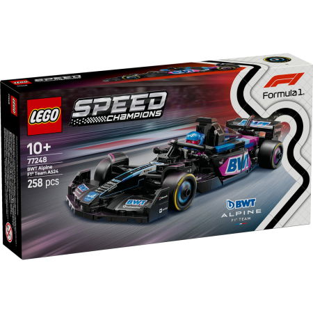 LEGO - LEGO® Speed Champions -  Masina de curse BWT Alpine F1® Team A524 (77248), 258 piese