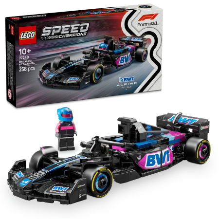 LEGO - LEGO® Speed Champions -  Masina de curse BWT Alpine F1® Team A524 (77248), 258 piese