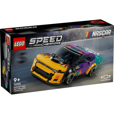 Jucarii copii si jocuri educative -  LEGO®  Speed Champions - NASCAR® Next Gen Chevrolet Camaro ZL1 (76935), 328 piese