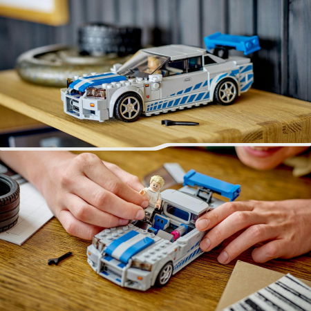  LEGO®  Speed Champions - Nissan Skyline GT-R (R34) 2 Fast 2 Furious (76917), 319 piese [9]