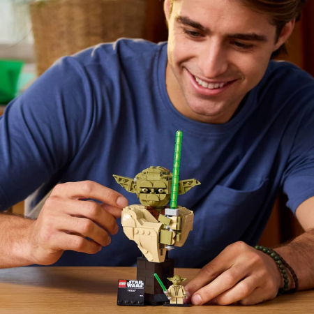 LEGO® Star Wars - Bustul lui Yoda (75438), 399 piese [13]