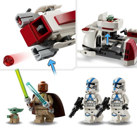 LEGO® Star Wars - Evadare pe BARC Speeder™ (75378), 221 piesa  [8]